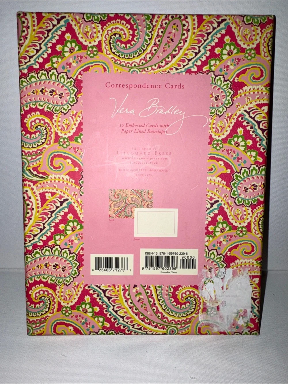 Vintage Vera Bradley Stationery Set - Photo Album & Correspondence Cards